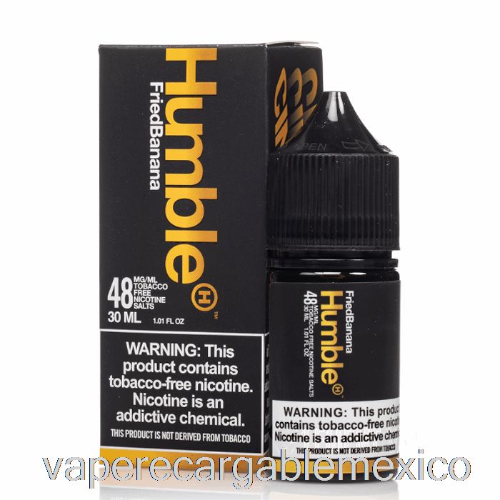 Vape Recargable Plátano Frito - Sales Humildes - 30ml 48mg